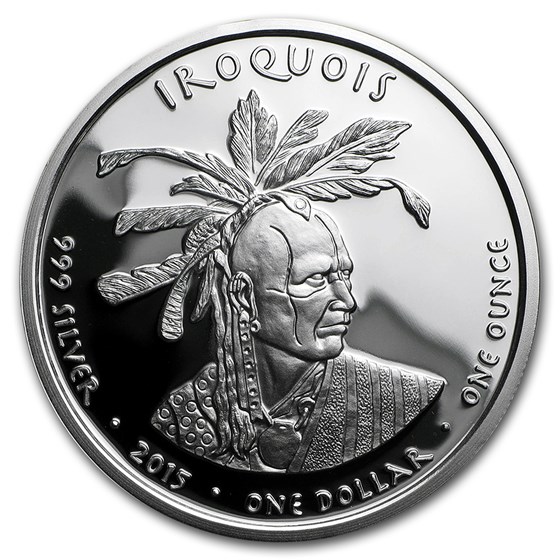 2015 1 oz Silver Proof State Dollars Pennsylvania Iroquois 2015 1 oz Silver Proof State Dollars Pennsylvania Iroquois